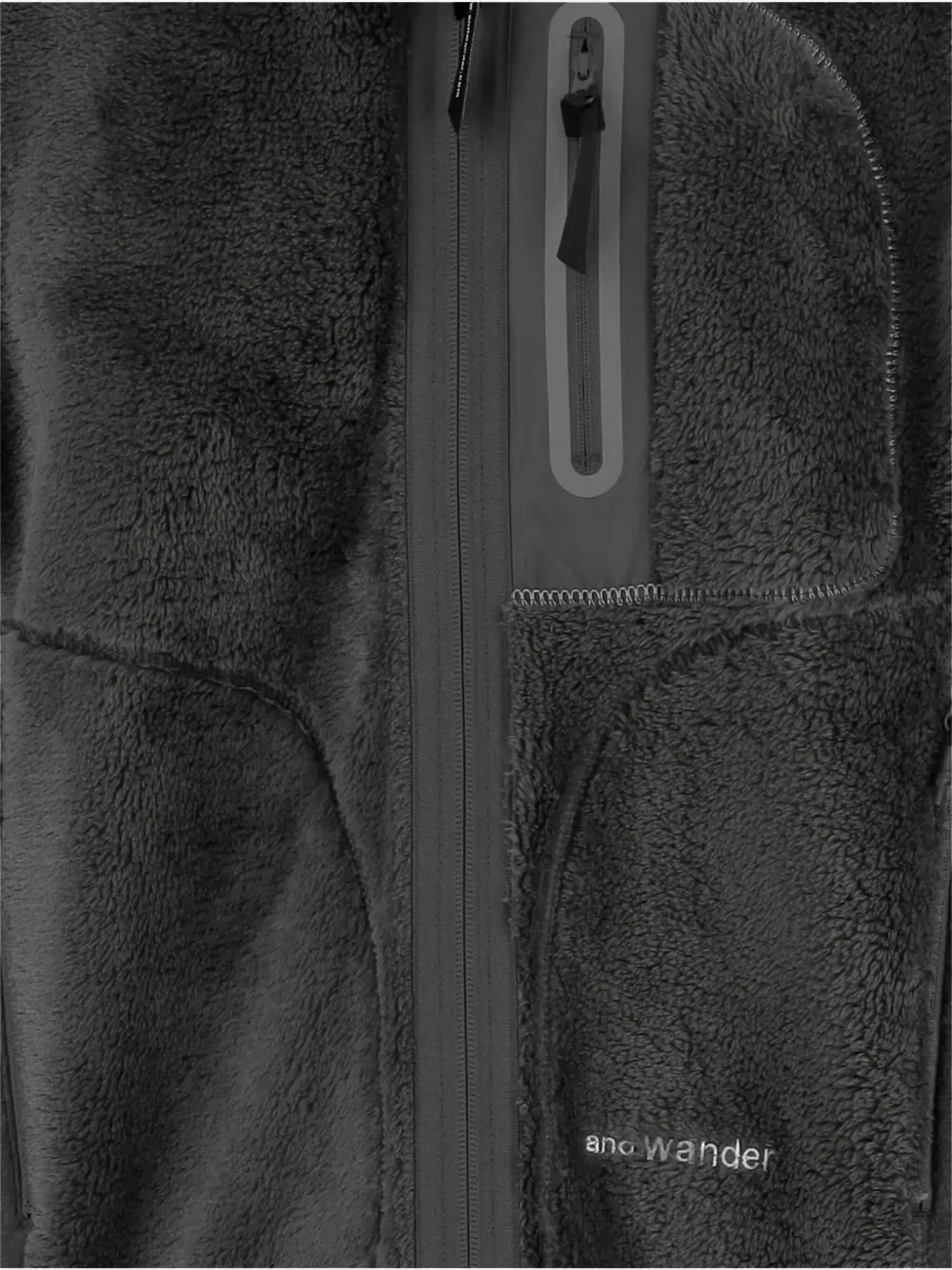 and Wander Fleece jack Zwart