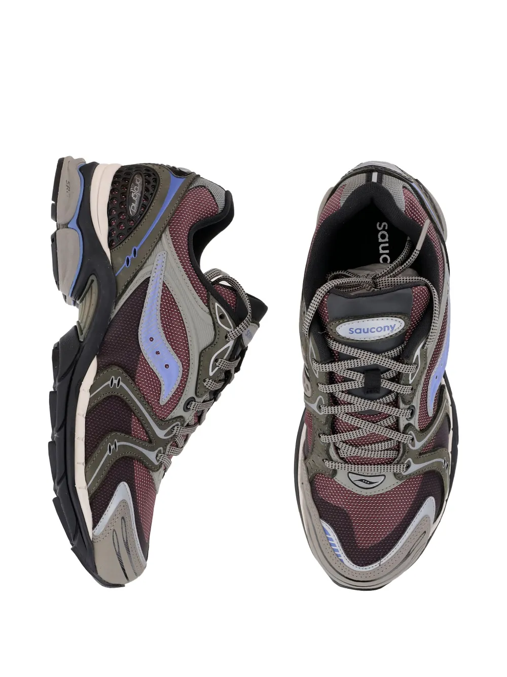 Saucony Low-top leren sneakers Grijs