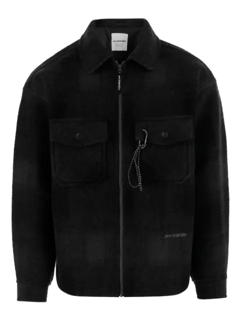 and Wander flap-pocket zip jacket