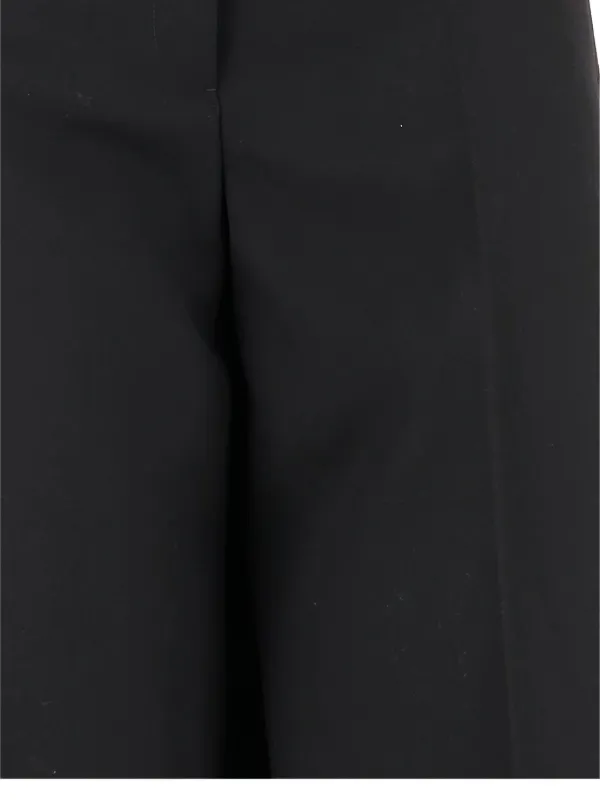 Jil Sander Tailored Wool Trousers | Black | FARFETCH RO