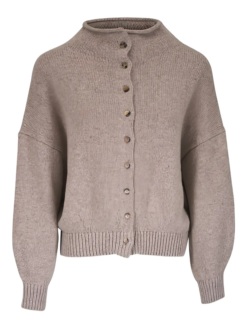 KHAITE Nelya ribbed cardigan | Neutrals | Image 1