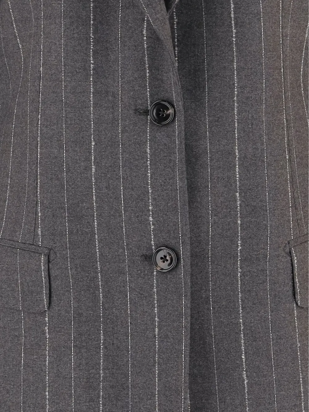 Tagliatore Gestreepte blazer Grijs