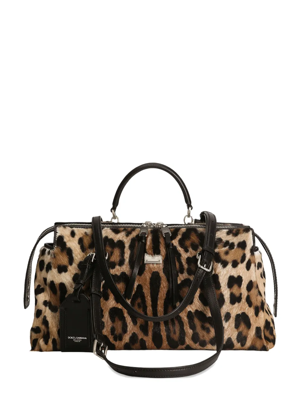 Dolce & Gabbana Vittoria Shoulder Bag In Brown
