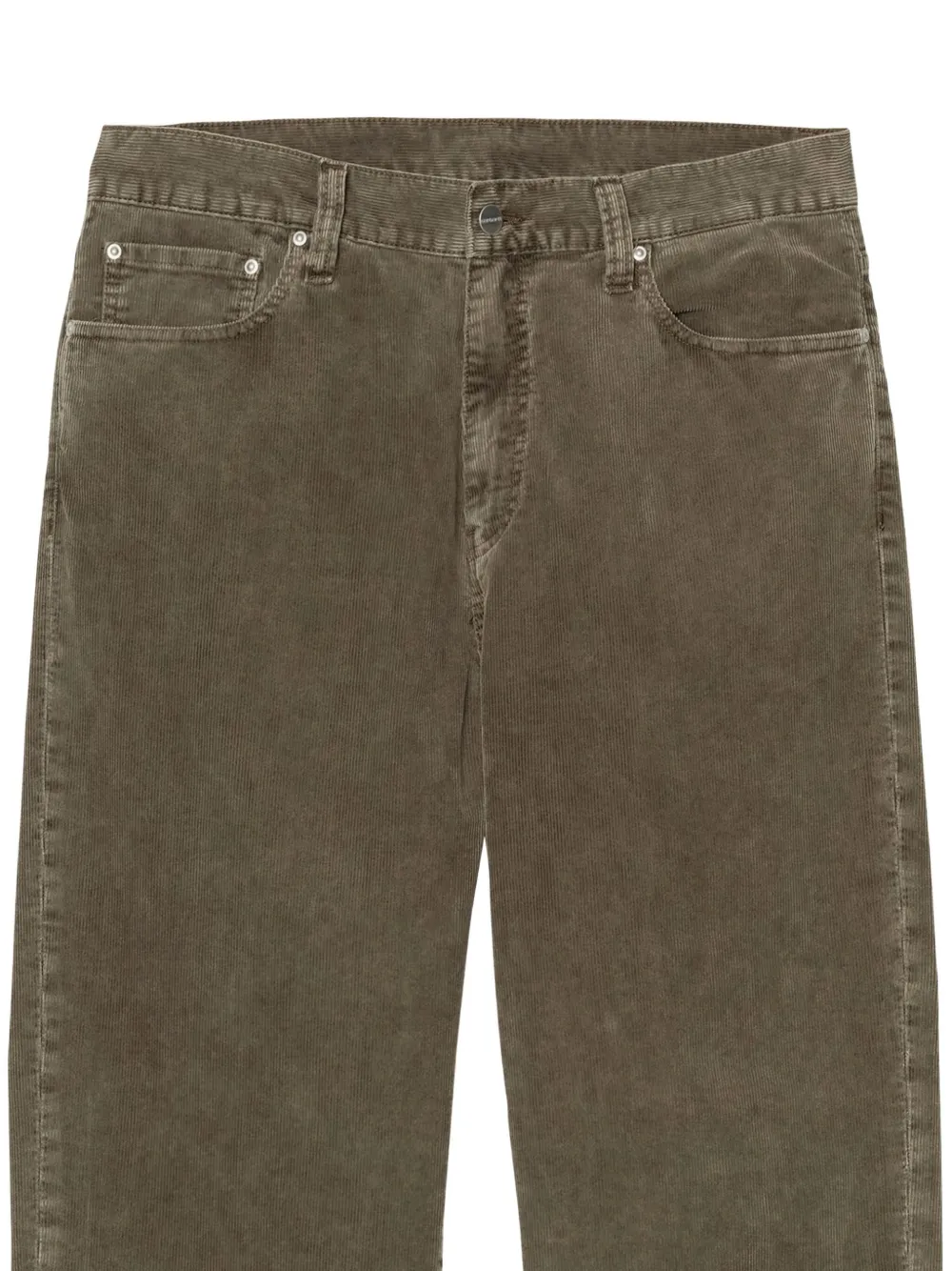 Carhartt WIP straight corduroy Trousers - Grijs