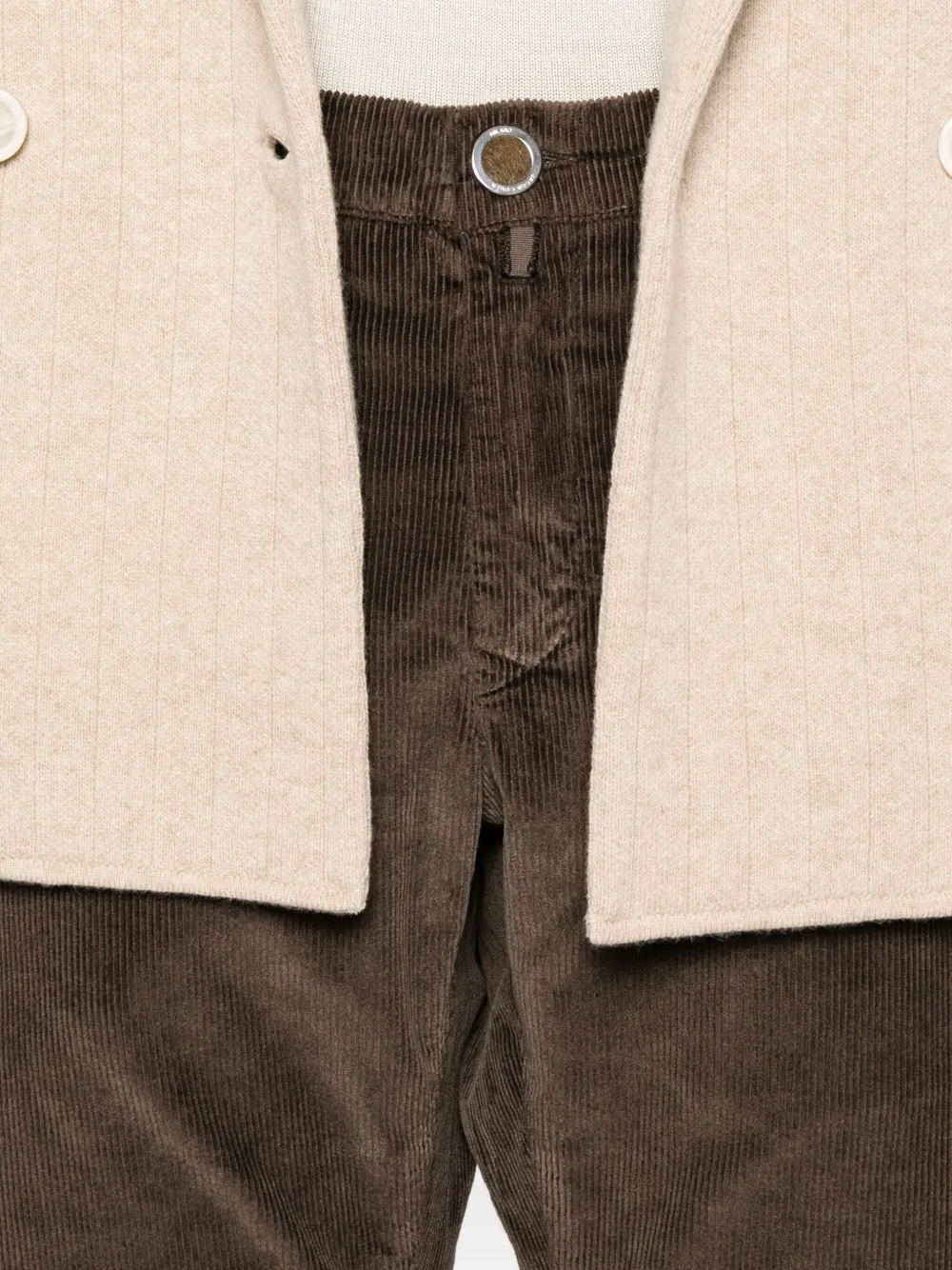 Jacob Cohën Ribfluwelen broek Bruin