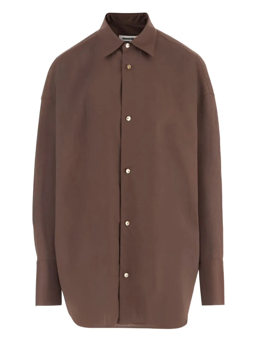 DARKPARK cotton-blend shirt | Brown | Image 1