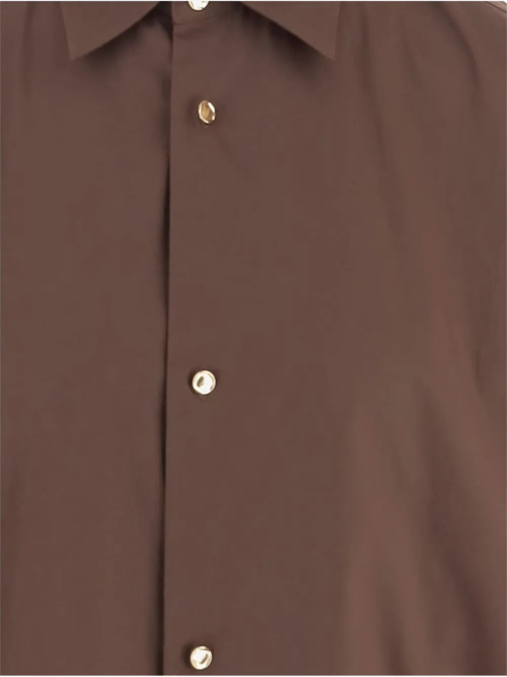 Darkpark Oversized Shirt In Stretch Cotton Blend In Brown