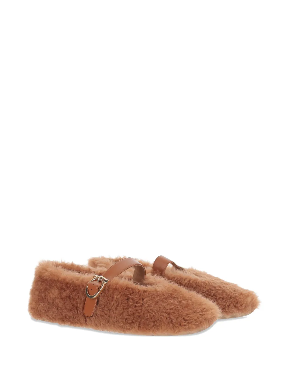 Ferragamo shearling ballet flats | Image 2
