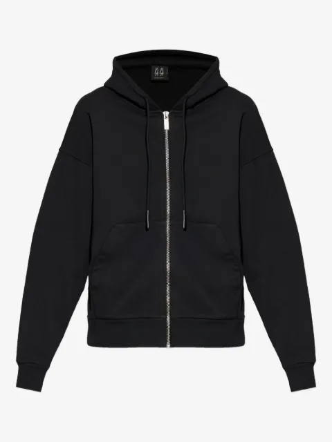 44 LABEL GROUP hoodie de algodón con cierre