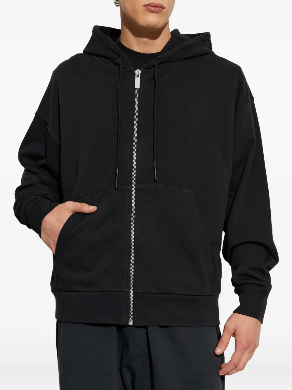 44 LABEL GROUP ジップアップ パーカー | ブラック | FARFETCH JP