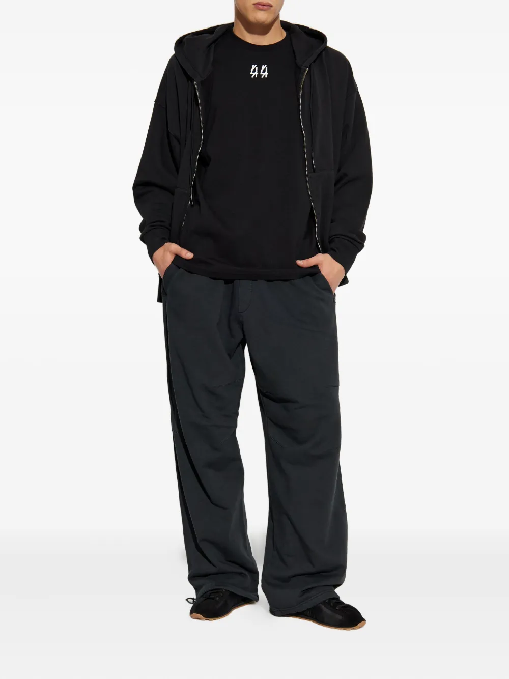 44 LABEL GROUP hoodie de algodón con cierre | Hoodies | Image 2