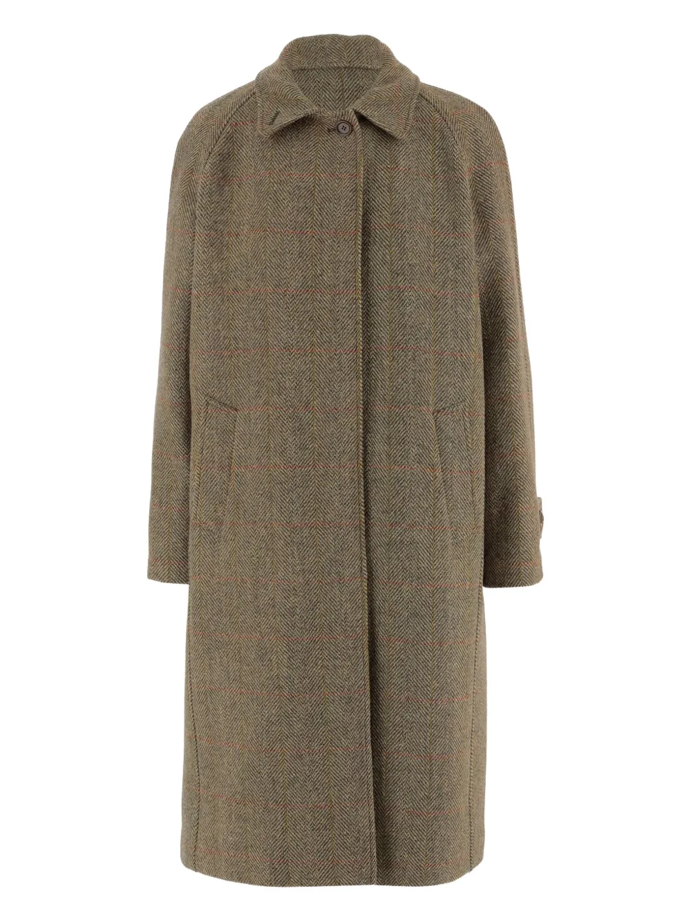 ASPESI herringbone-pattern coat | Neutrals | Image 1