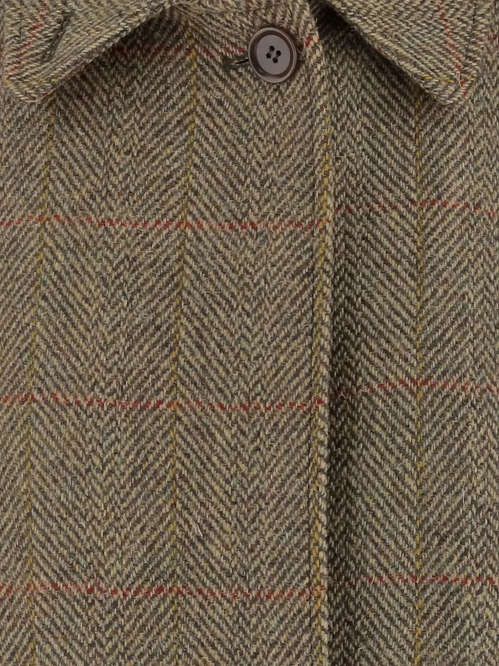 ASPESI Jas met visgraat-patroon Beige