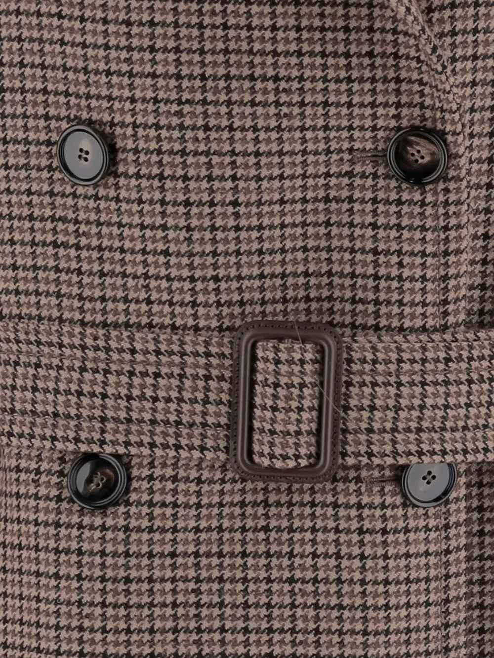 Tagliatore Jas met pied-de-poule print Bruin