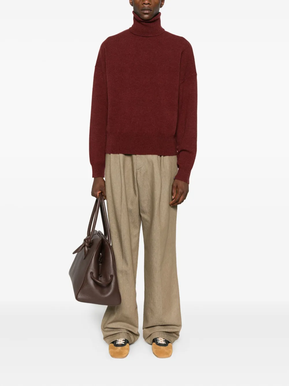 extreme cashmere roll-neck sweater | Knitted Sweaters | Image 2