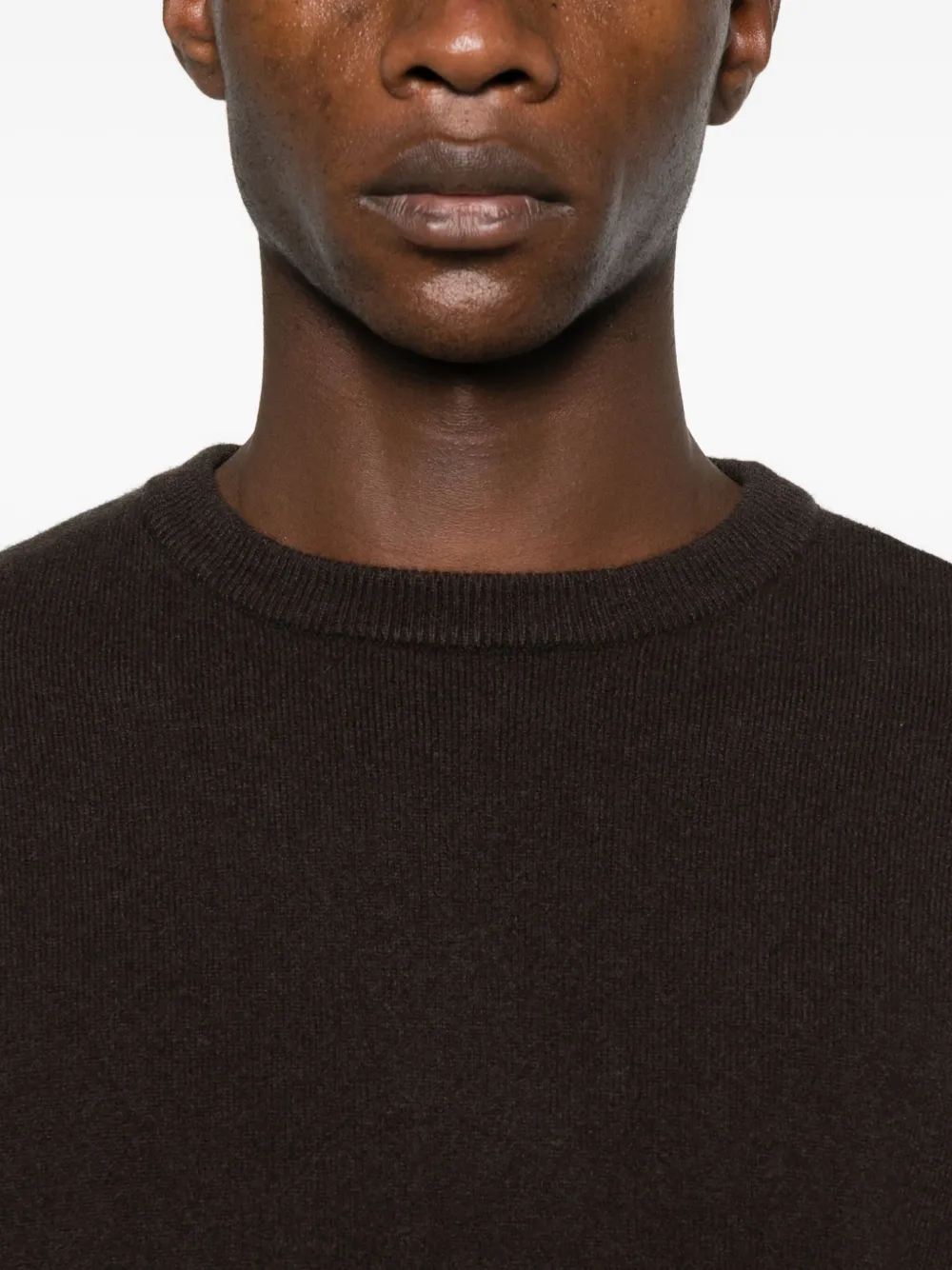 extreme cashmere Trui met ronde hals Zwart