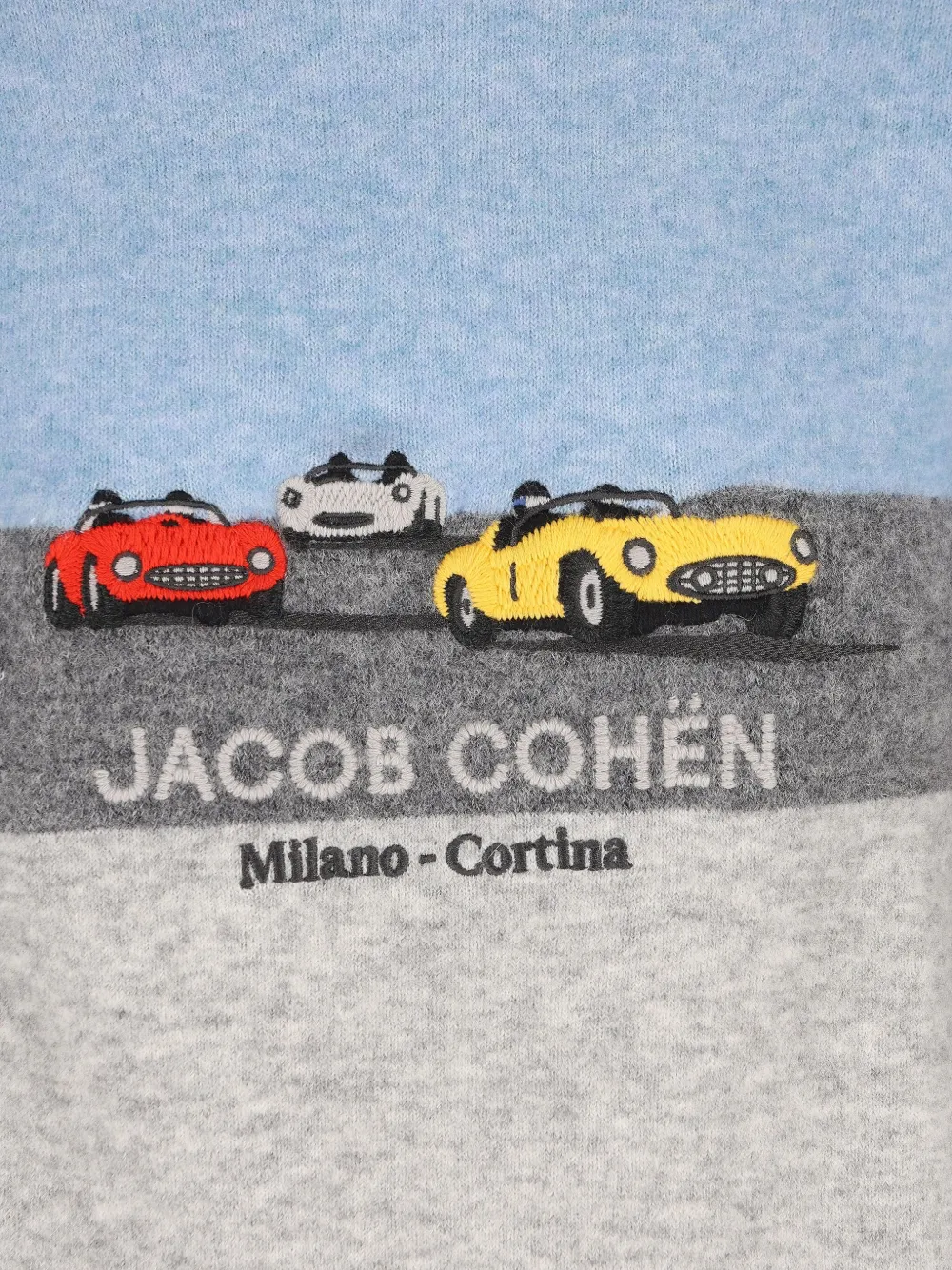 Jacob Cohën Trui met colourblocking Blauw