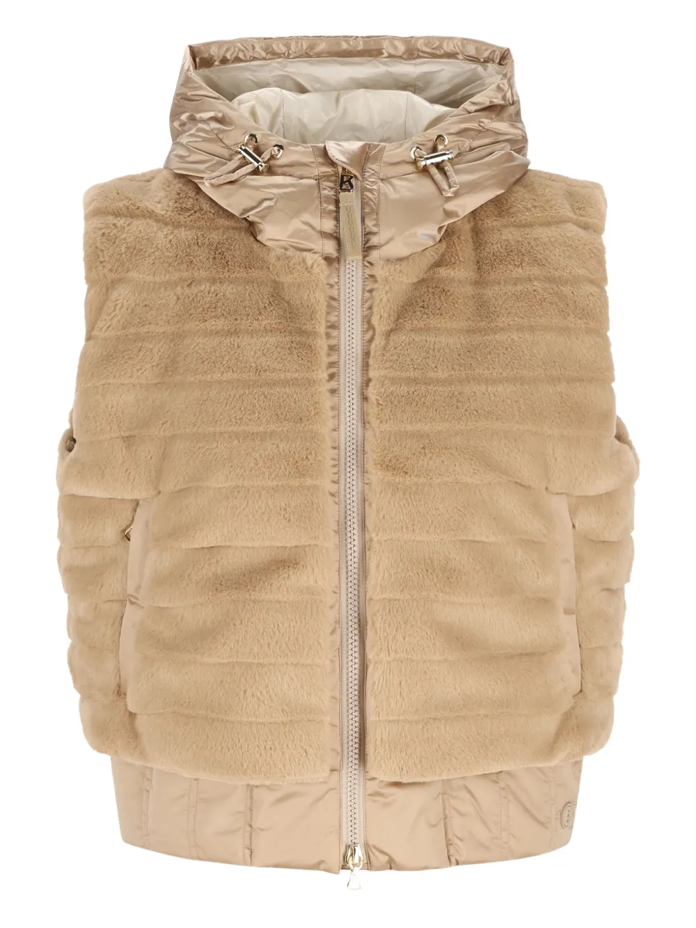 BOGNER hooded gilet | Neutrals | Image 1
