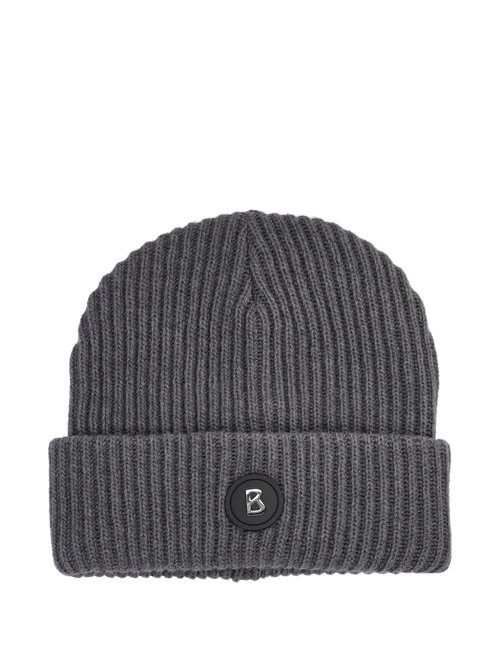 BOGNER Gustav ribbed logo-patch hat | Grey | Image 1