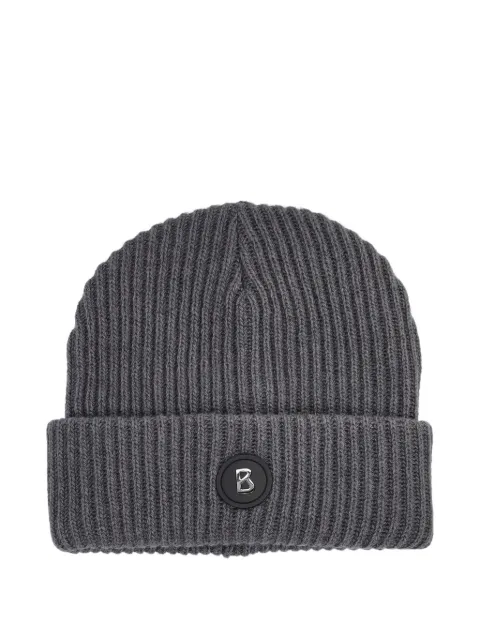 BOGNER Gustav ribbed logo-patch hat