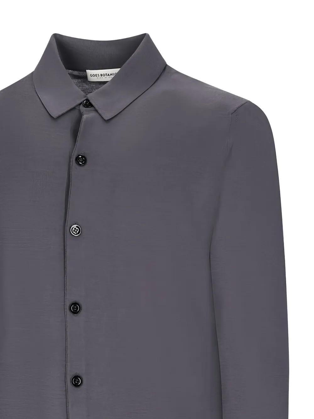 Goes Botanical Finezza Long-sleeve Shirt In Gray