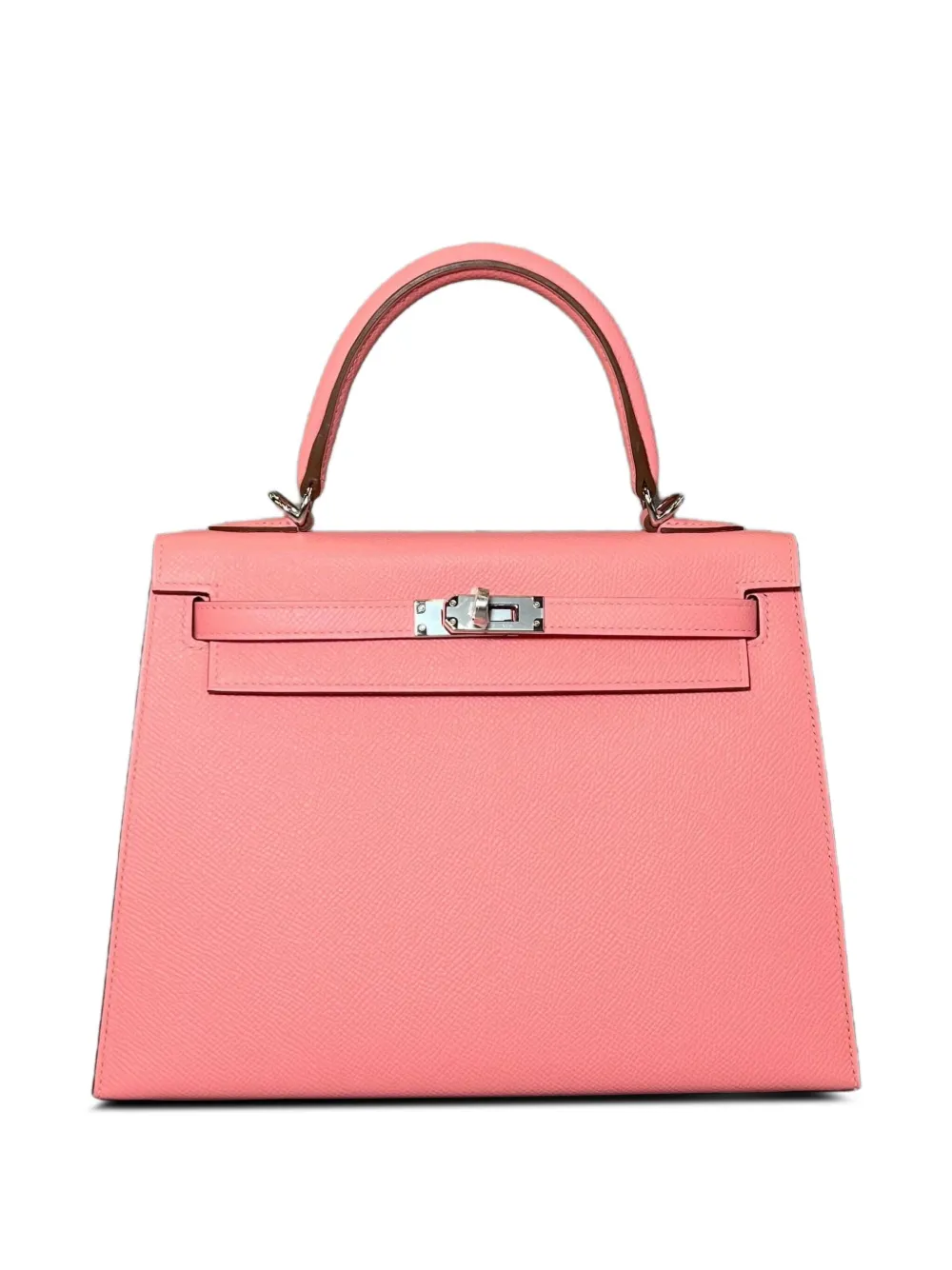 Hermès Pre-Owned Borsa a mano Kelly Sellier 25 in pelle Epsom con dettagli in palladio | rosa | Image 1