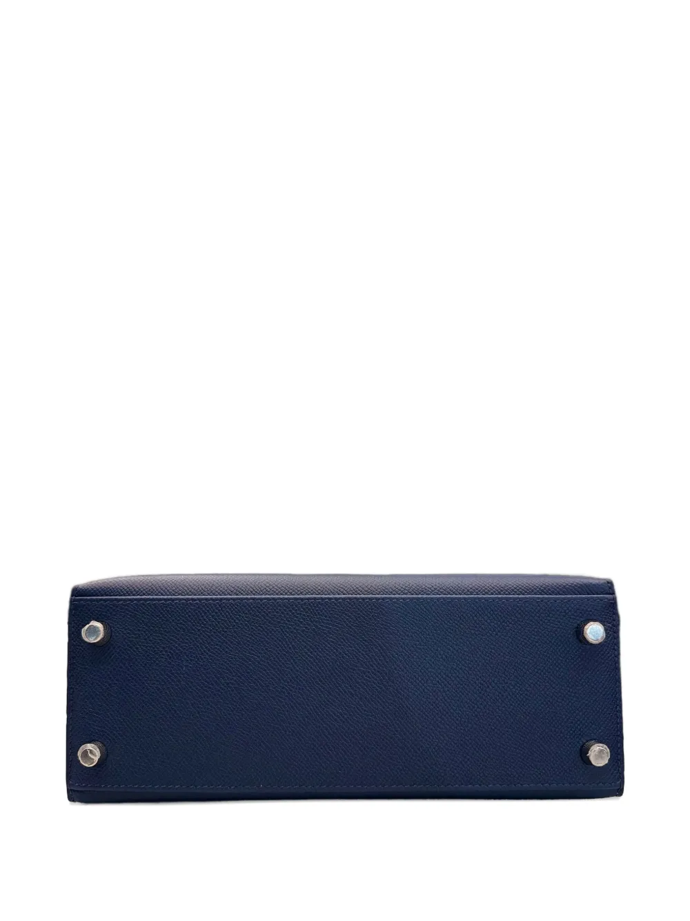 Pre-owned Hermes 2024 Kelly 25 Sellier Tote Bag In Blue