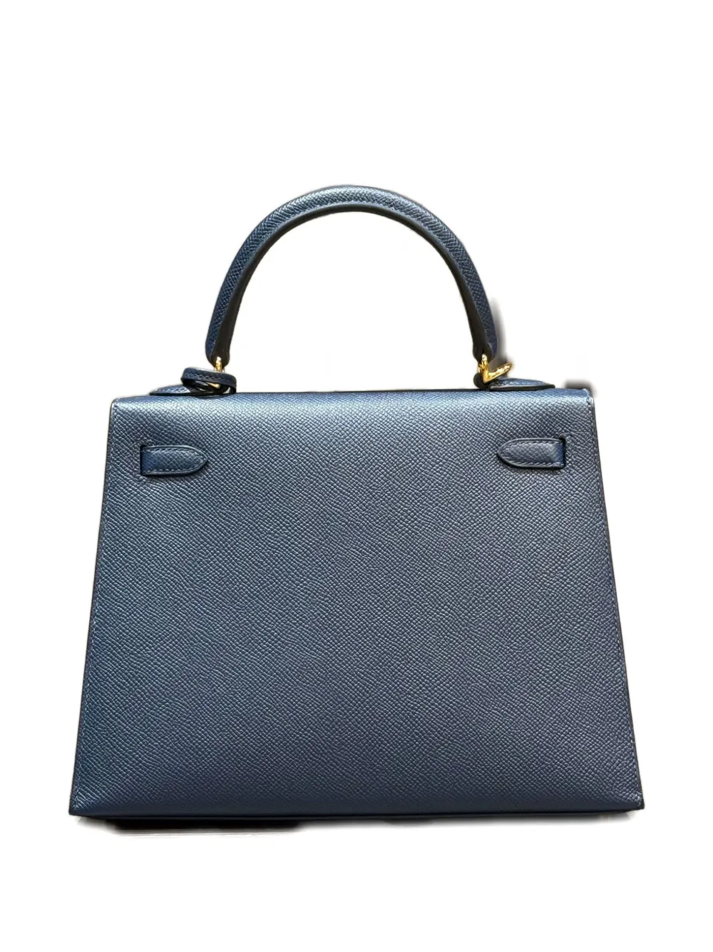 Pre-owned Hermes 2023 Kelly 25 Sellier Tote Bag In Blue