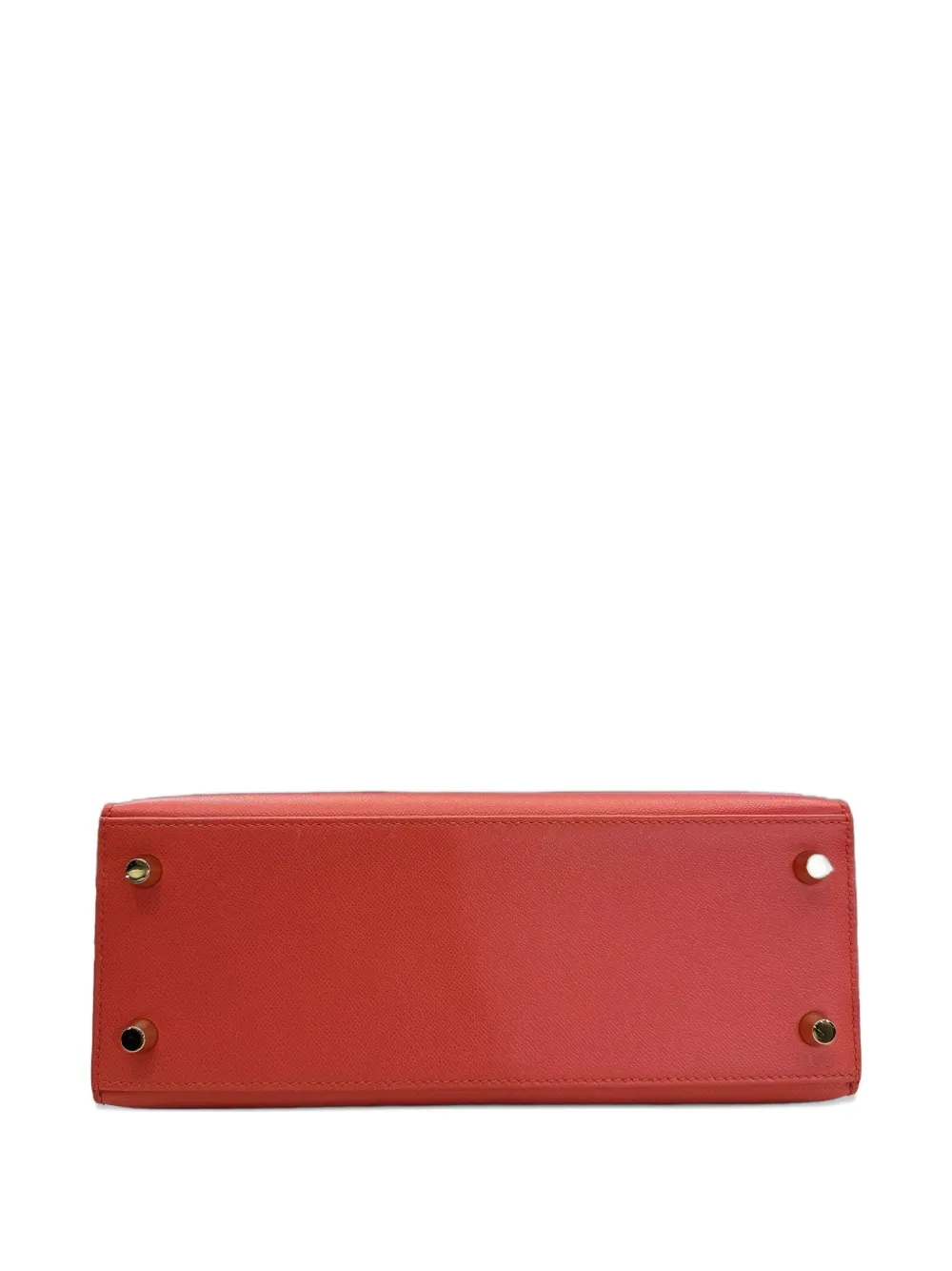 Pre-owned Hermes 2022 Kelly 25 Sellier Tote Bag In Red