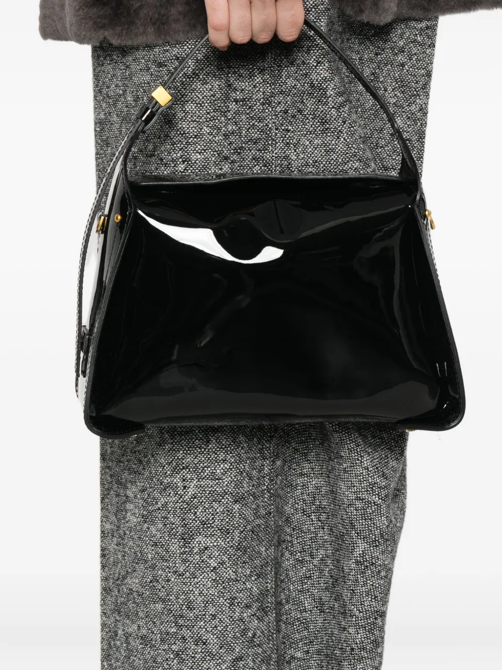 GIANNI CHIARINI leather shoulder bag - Zwart