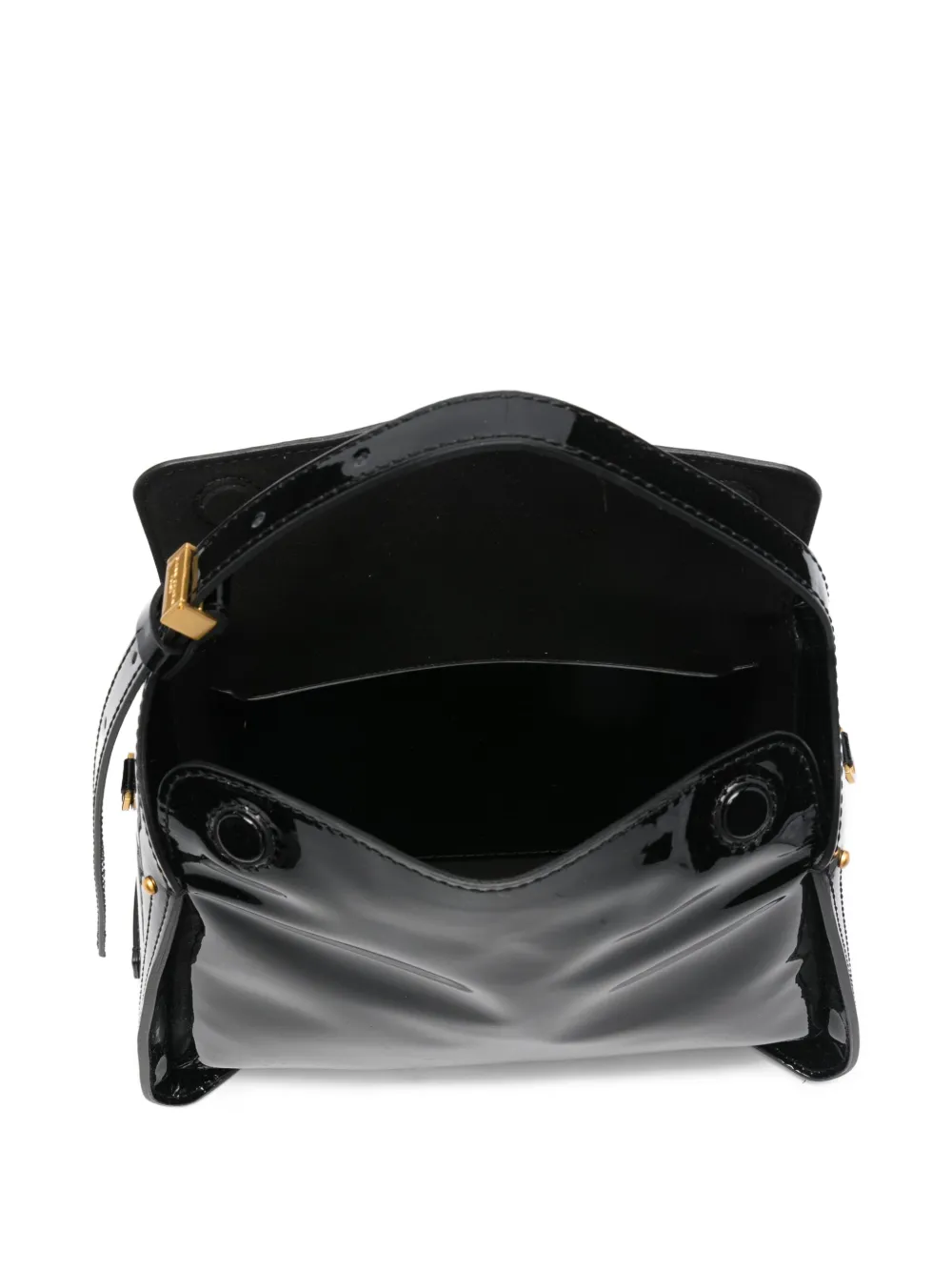 GIANNI CHIARINI Leren schoudertas Zwart