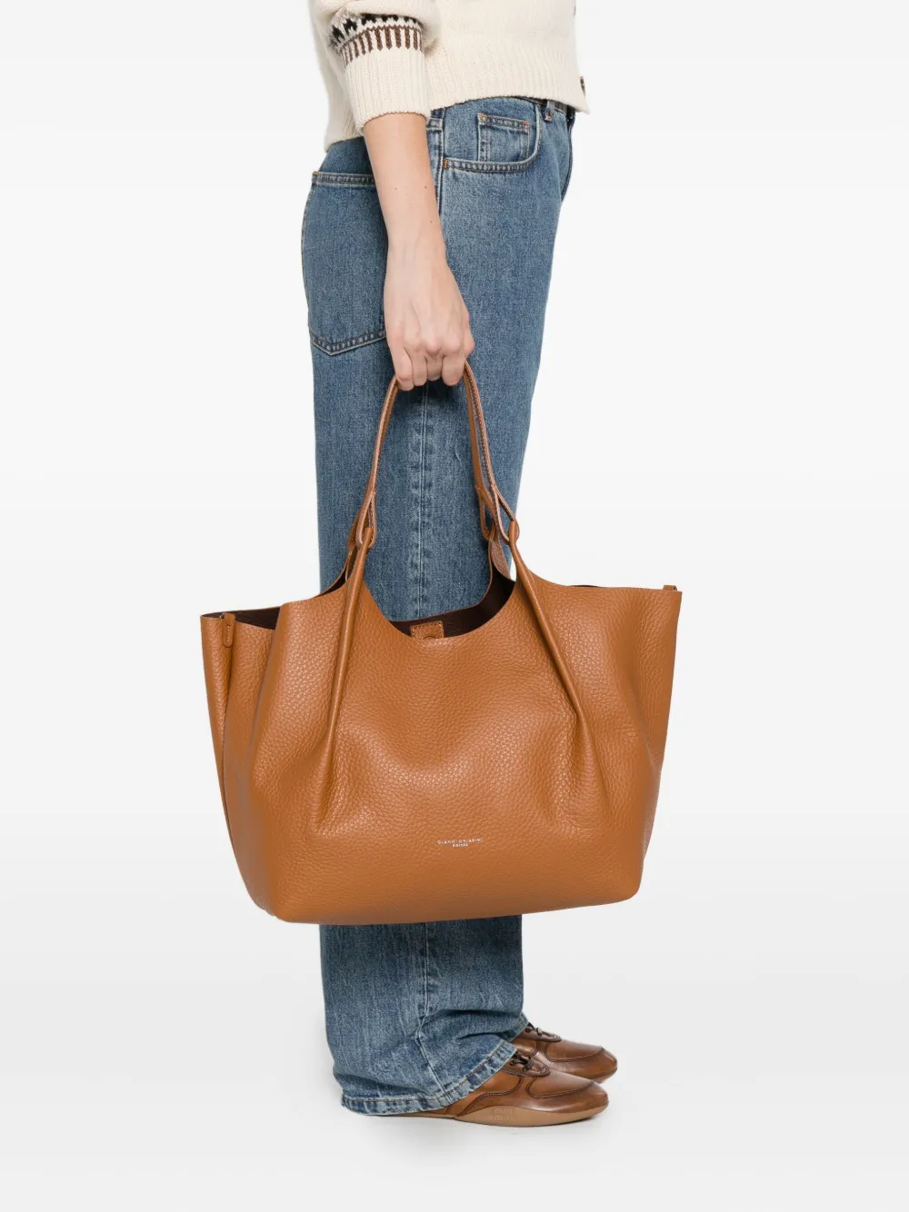 GIANNI CHIARINI Dua shopper - Bruin