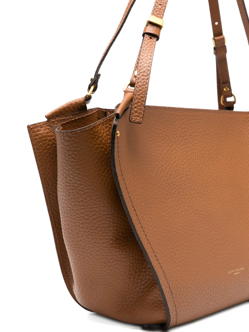 GIANNI CHIARINI Leren schoudertas Bruin