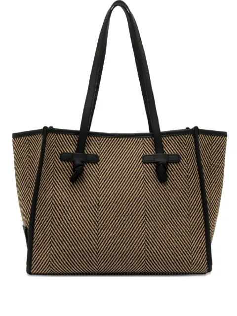 GIANNI CHIARINI Marcella herringbone-pattern tote bag