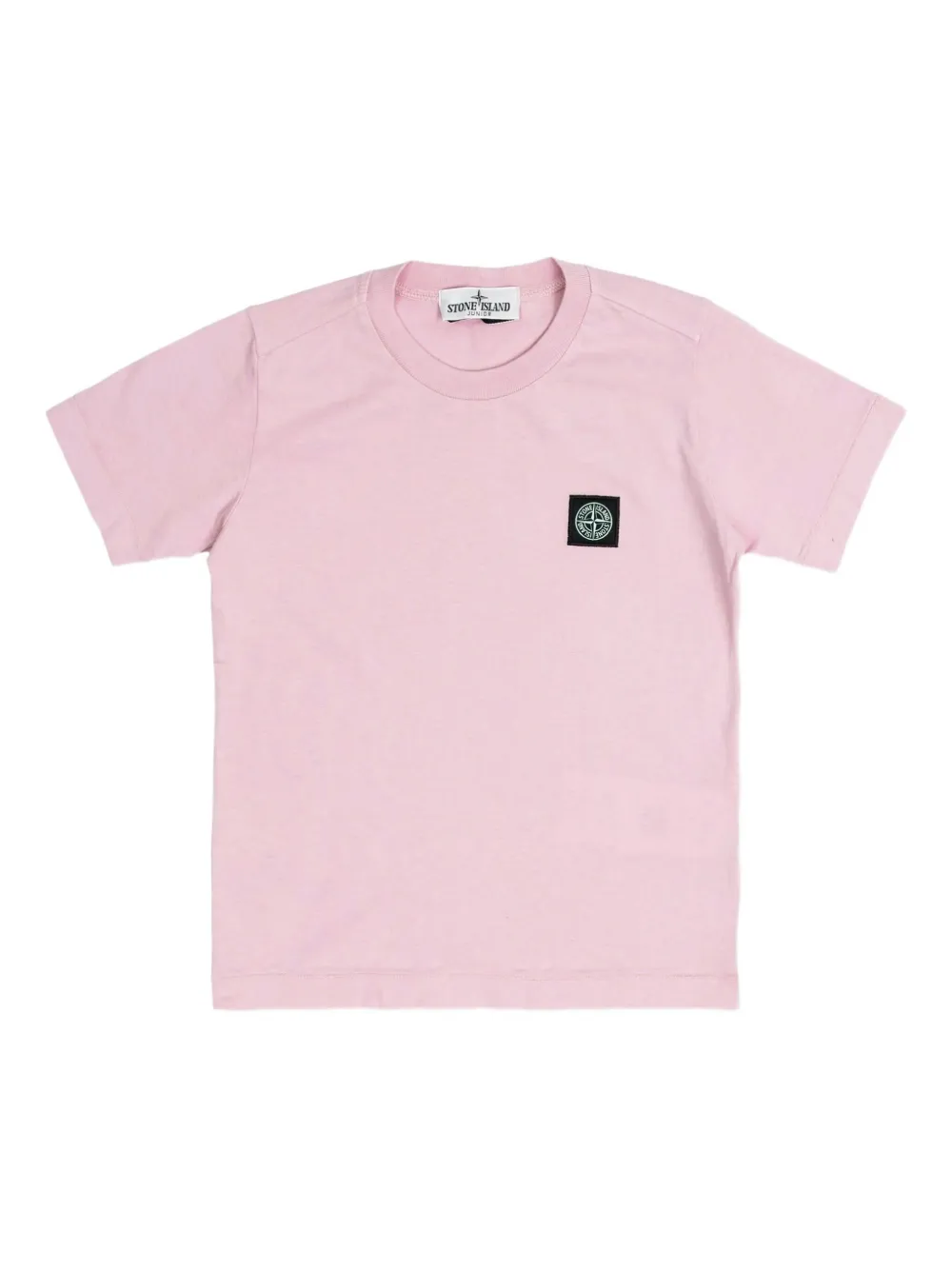 Stone Island Junior Compass-patch T-shirt | Pink | Image 1