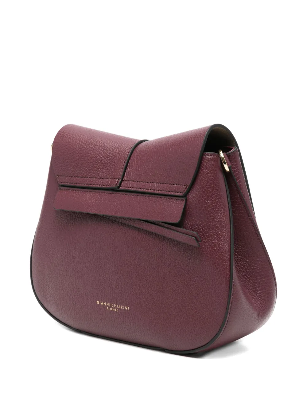 Gianni Chiarini Helena Shoulder Bag In Burgundy