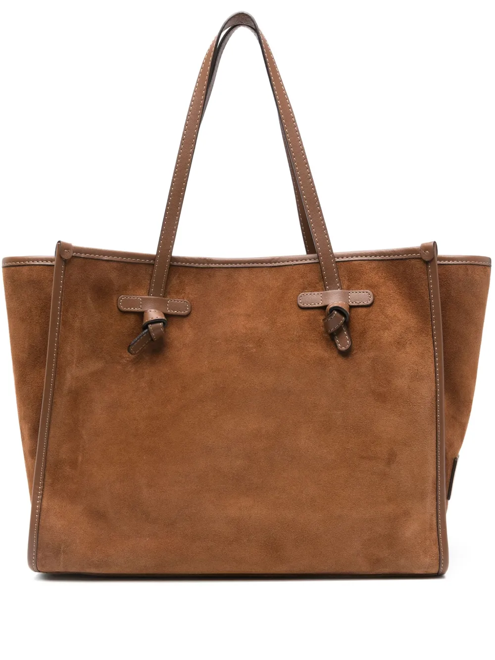 GIANNI CHIARINI suede tote bag