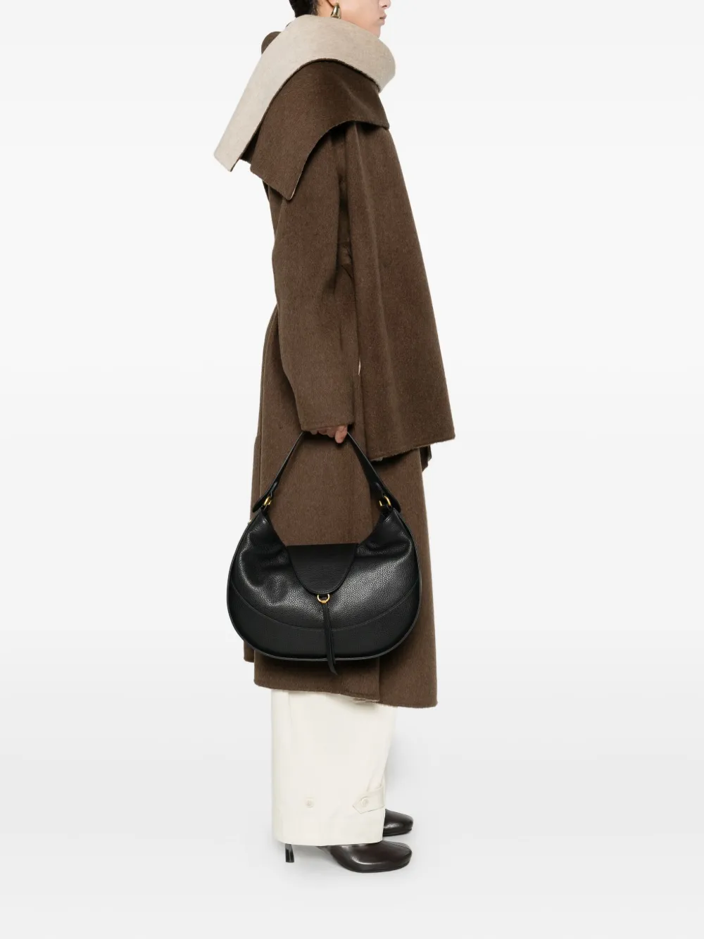 Gianni Chiarini Edith Shoulder Bag In Black