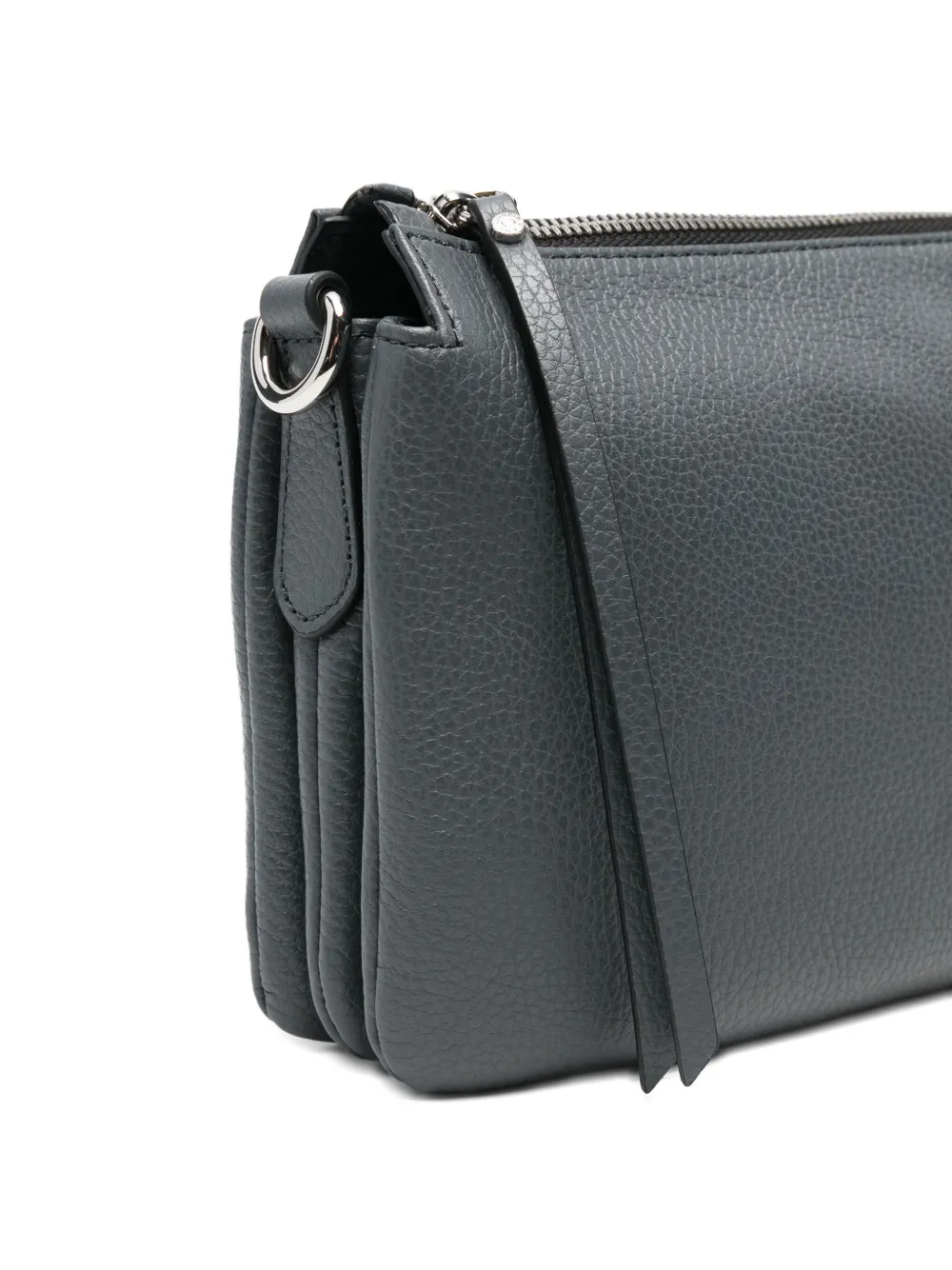 Gianni Chiarini Three Leather Shoulder Bag In Gray