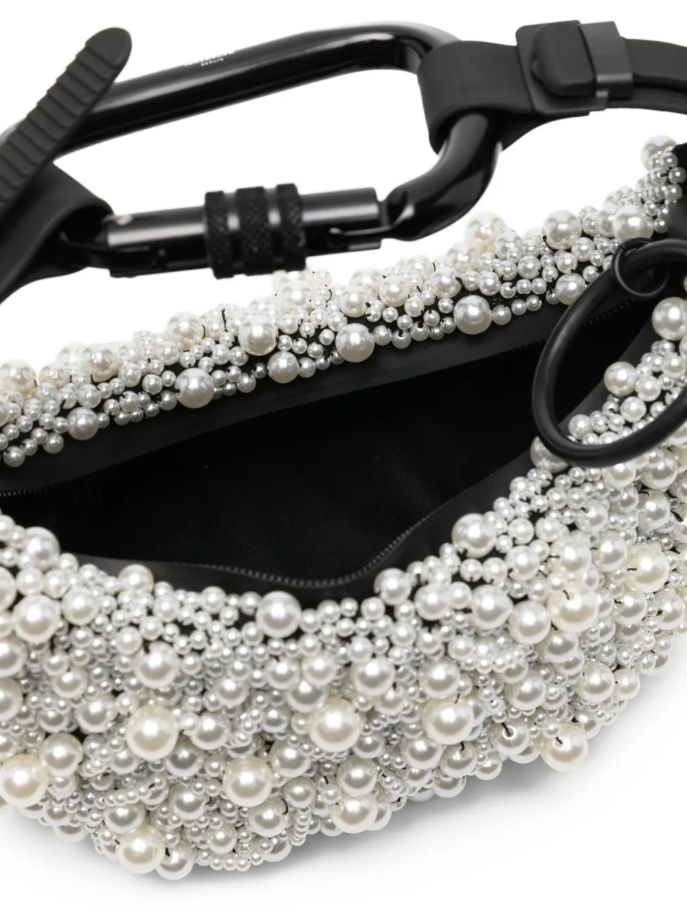 Innerraum Shopper verfraaid met parel Wit