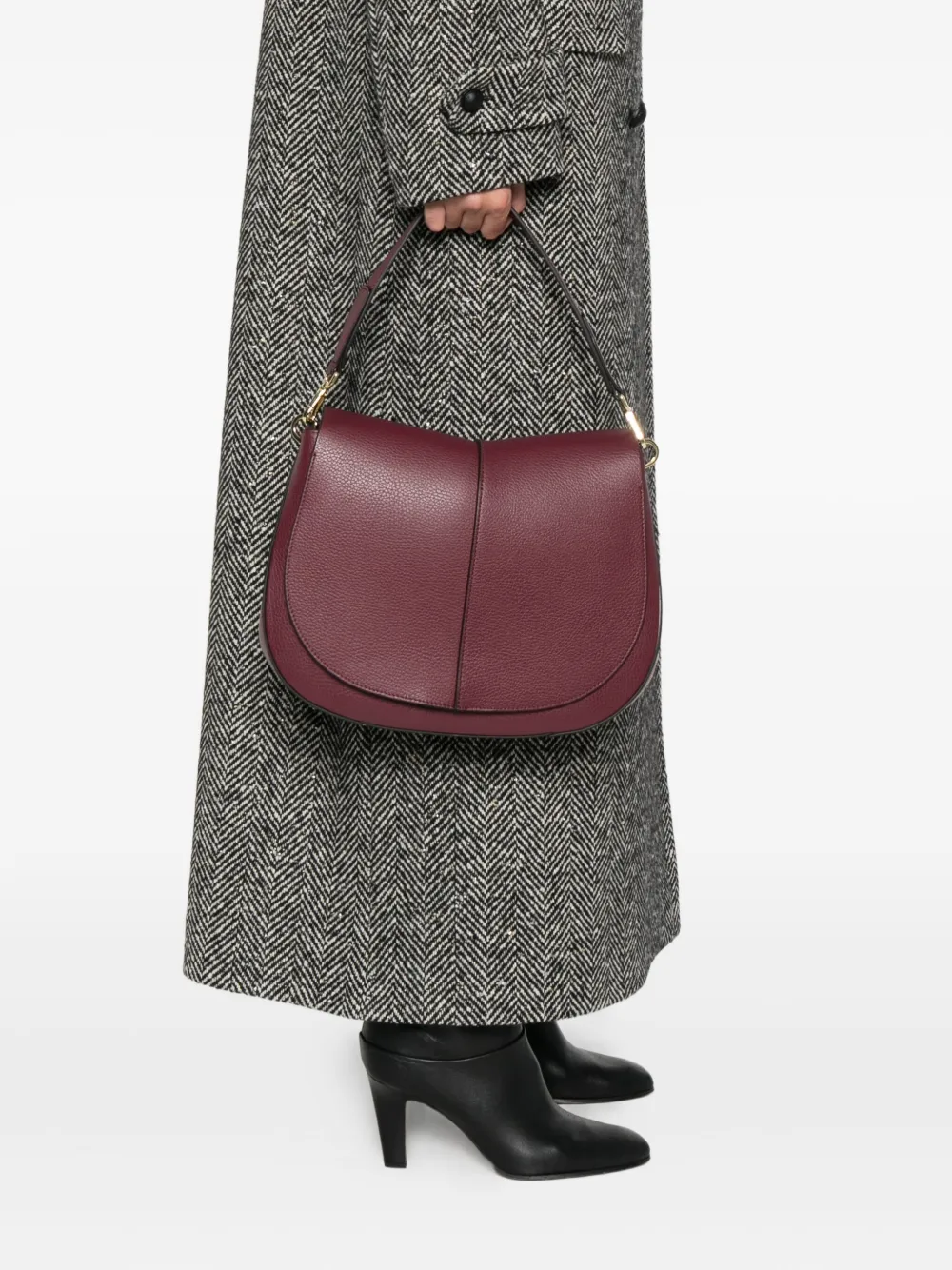 Gianni Chiarini Helena Shoulder Bag In Red