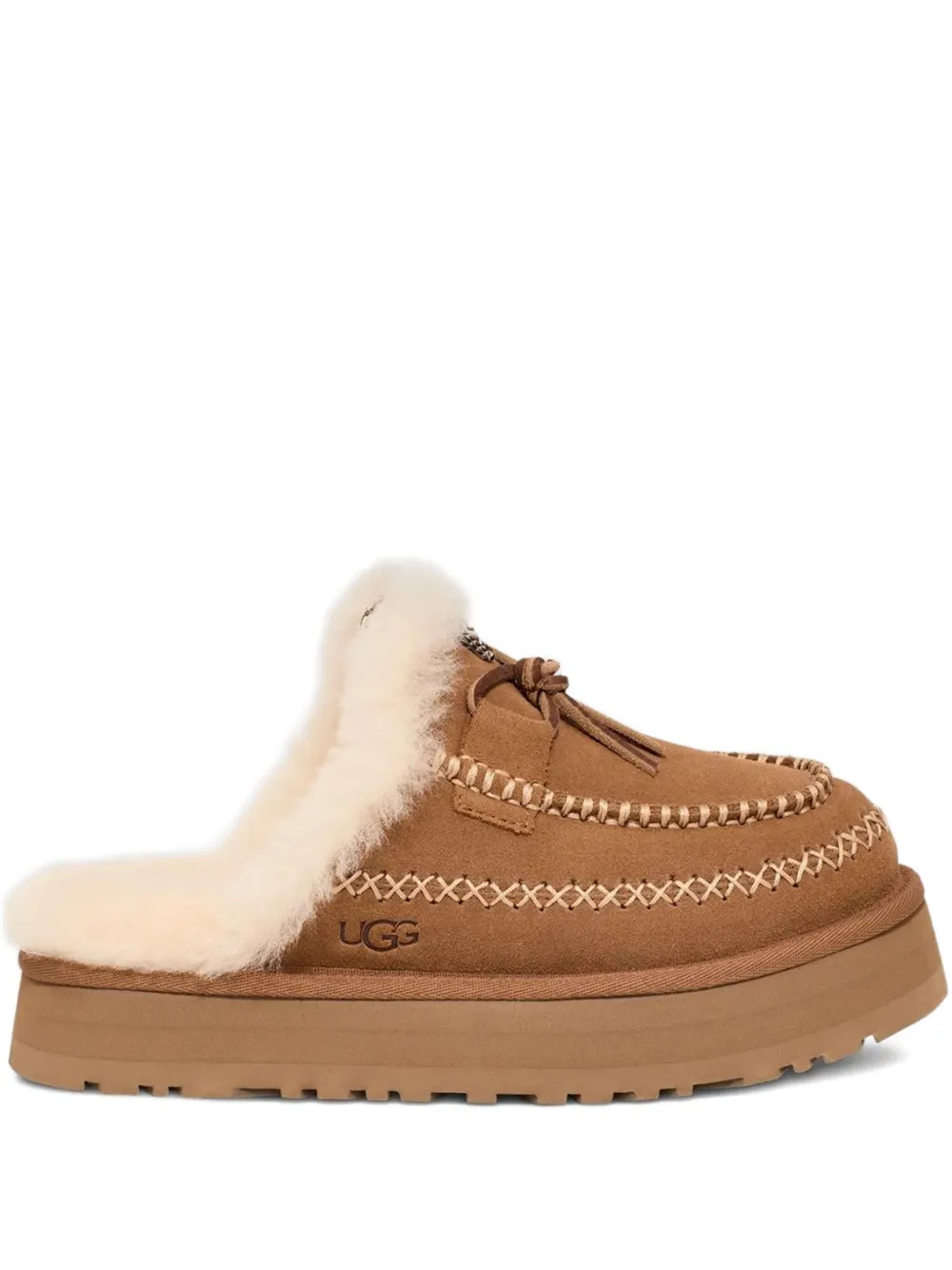 UGG Disquette suède slippers Bruin