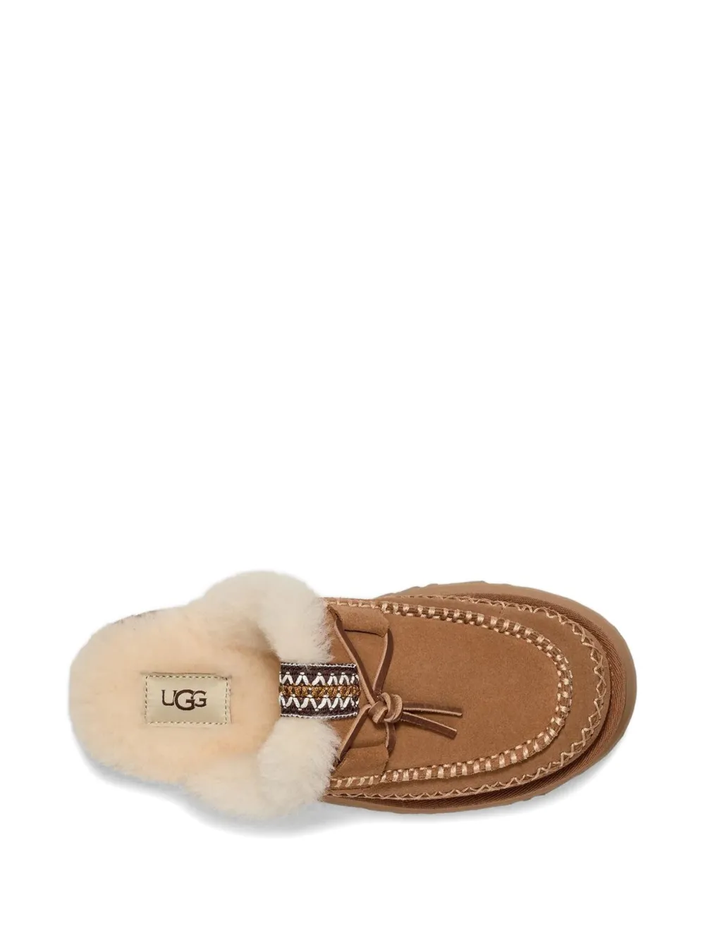 UGG Disquette suède slippers Bruin