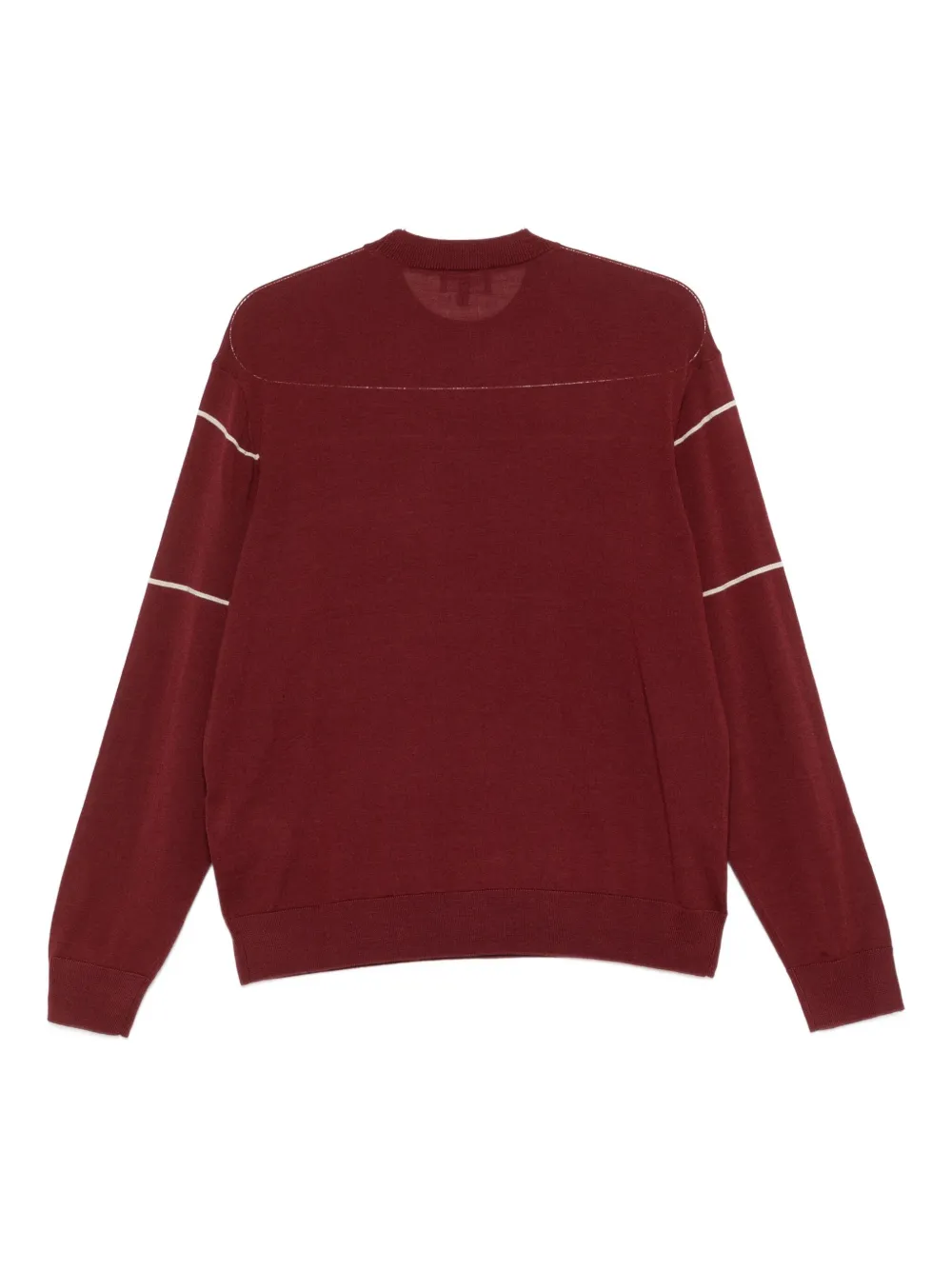 Emporio Armani striped sweater - Rood