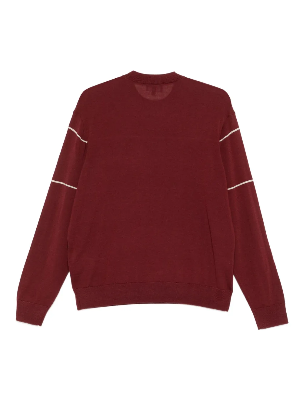 Emporio Armani Gestreepte trui Rood