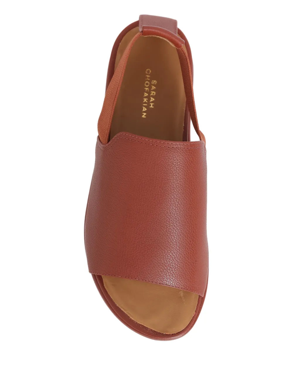 Sarah Chofakian Affogato platform sandal Bruin