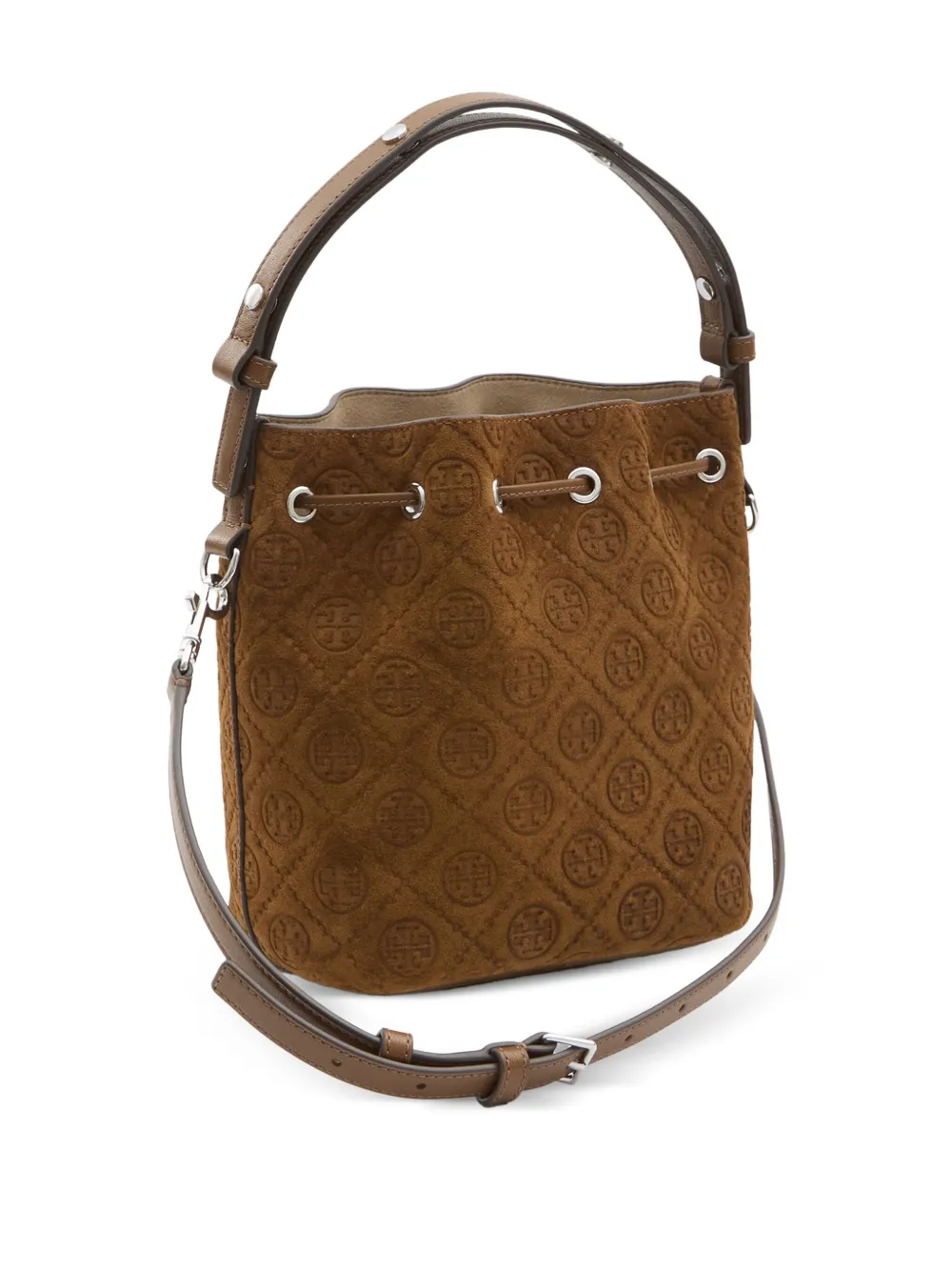 Tory Burch T Monogram suede bucket bag | Image 2