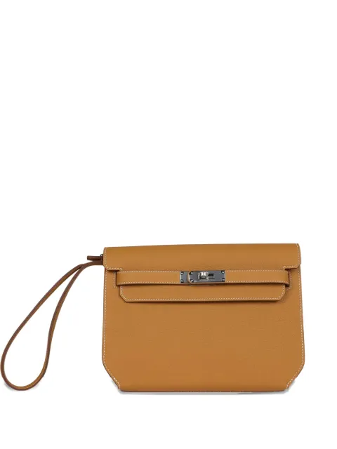Hermès Pre-Owned Kelly Depeches 25 leather clutch bag