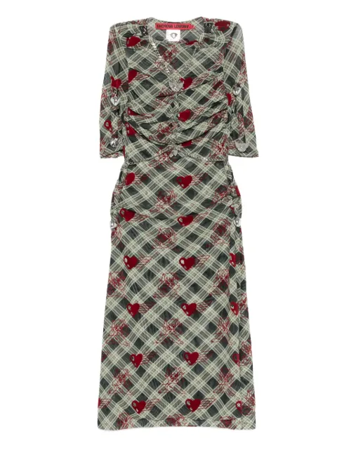 Chopova Lowena Sonicscape Bunny mesh dress 