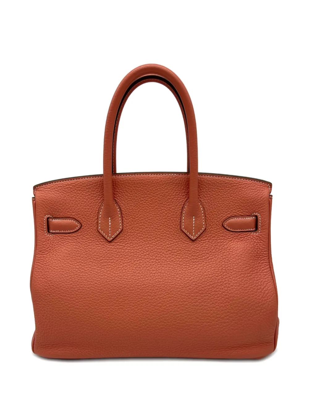 Hermès Pre-Owned 2018 Birkin 30 Crevette Togo palladium-hardware tote bag | Pre-Owned | Image 2